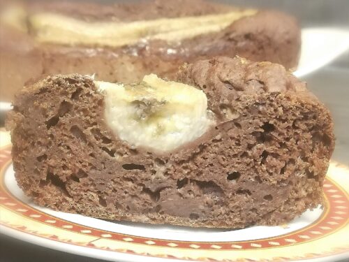 banana bread chocolat