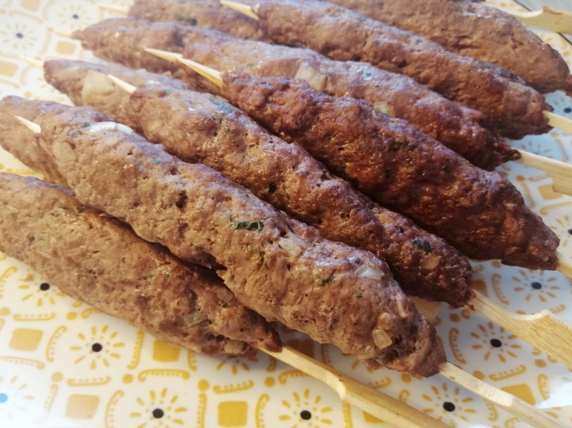 brochettes de viande hachée kefta