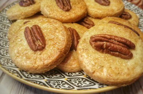 sablés au sirop d'érable et noix de pécan