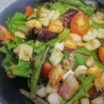 salade calamar crevettes vinaigrette au pavot