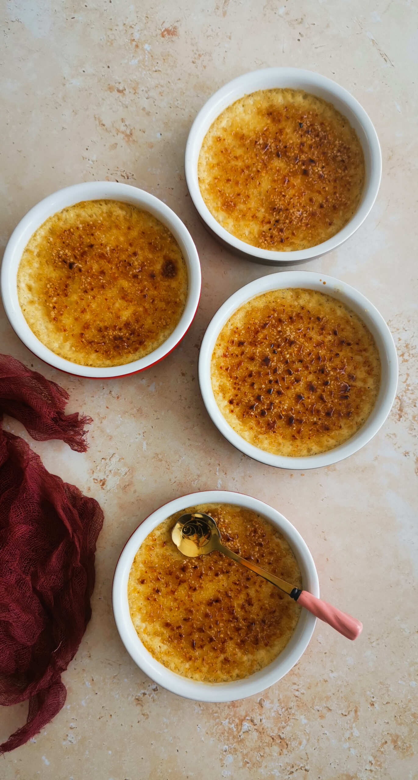 crème brûlée à la vanille